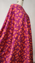 'Lou Lou' - Stretch Viscose - Steel Pink | Coral *Remnant 4m Was $131.60 Now $98